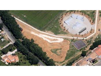 Skatepark, piste de race et champ de bosses de Sérignan