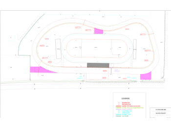 Le plan du nouveau circuit routier de Valence d'Agen