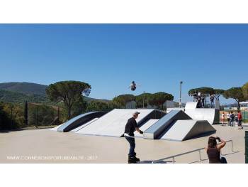Skatepark de Sainte-Maxime (photo : Connexion Sport Urbain)