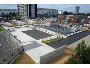 Skatepark de Saint-Brieuc (photo : Constructo)